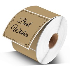 Square Thermal Label Sticker, 2″x2″ Self-Adhesive Square Direct Thermal Label…