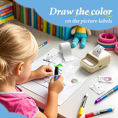 Photo Papers Only for B21 Pro 300DPI Label Maker, Thermal Picture Labels Good…
