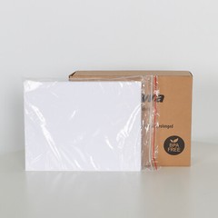 1100 Premium 8.5” X 5.5” Half Sheet Self Adhesive Shipping Labels Labels Blank