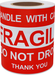 4X6 Inch Do Not Drop Thank You Fragile Stickers Adhesive Label 100 Per