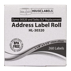 DYMO 30320 Direct Thermal Address Labels (1-1/8″ x 3-1/2″) – (12) Rolls of 260