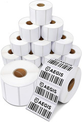 2 1/4″ x 1 1/4″ Direct Thermal Labels 12 Rolls for Rollo Zebra Printers