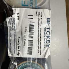 Betckey Premium Labels 4” x 4” Thermal Printing 400400 Per Roll 6 Rolls 2100qty