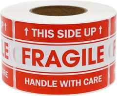 2″X 3″ Fragile Stickers for Shipping and Moving, 500 Labels per Roll