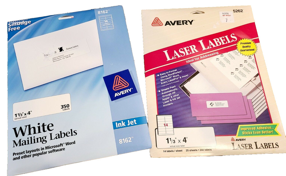 Avery Shipping Address Labels, Laser & Inkjet Printers, 700 Labels, 3-1/3×4