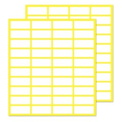 1000 Pieces, 0.75″ x 0.3″ – Small Labels Stickers to Write on, W