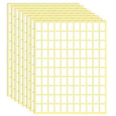 3300 Removable Blank White Label Stickers 0.5″ x 0.75″ for Office, School, Kitch