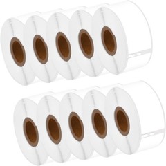 10Rolls White 28mmx89mm Address Label 30320 Fit for Dymo LabelWriter EL60