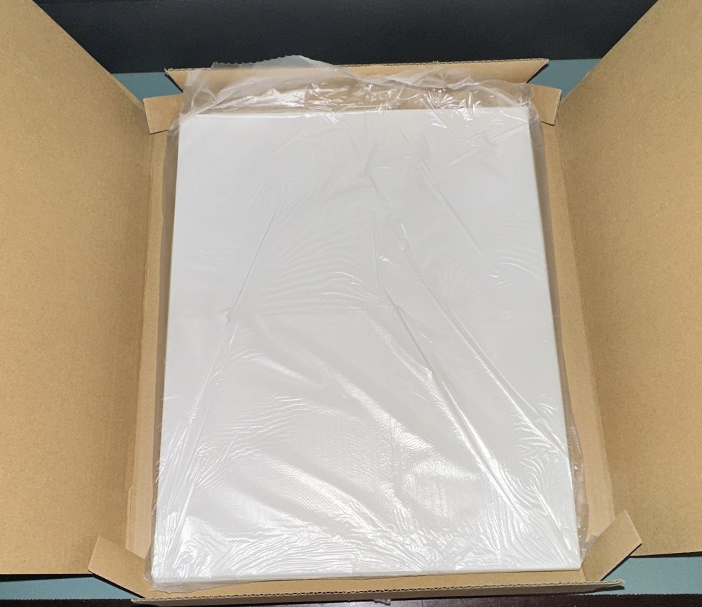 100 LabelChoice 8.5 x 11 Printable Matte White Sticker Paper