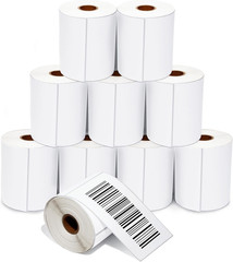 – 4″ X 6″ Direct Thermal Labels (2500 Count, 10 Rolls) – Printable Postage Shipp