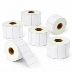 1.5″ x 1″ 38 mm x 25 mm Thermal Address Barcode Labels – FIVE ROLLS
