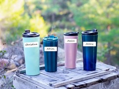 320PCS Removable Waterproof Labels 0.62×2.35 Inch for Bottles Jars Food Storage