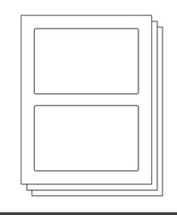 4-1/4 X 6-3/4 inch STAMPS.COM SDC-1200 Shipping Labels – 2 per sheet, 20 Labe…