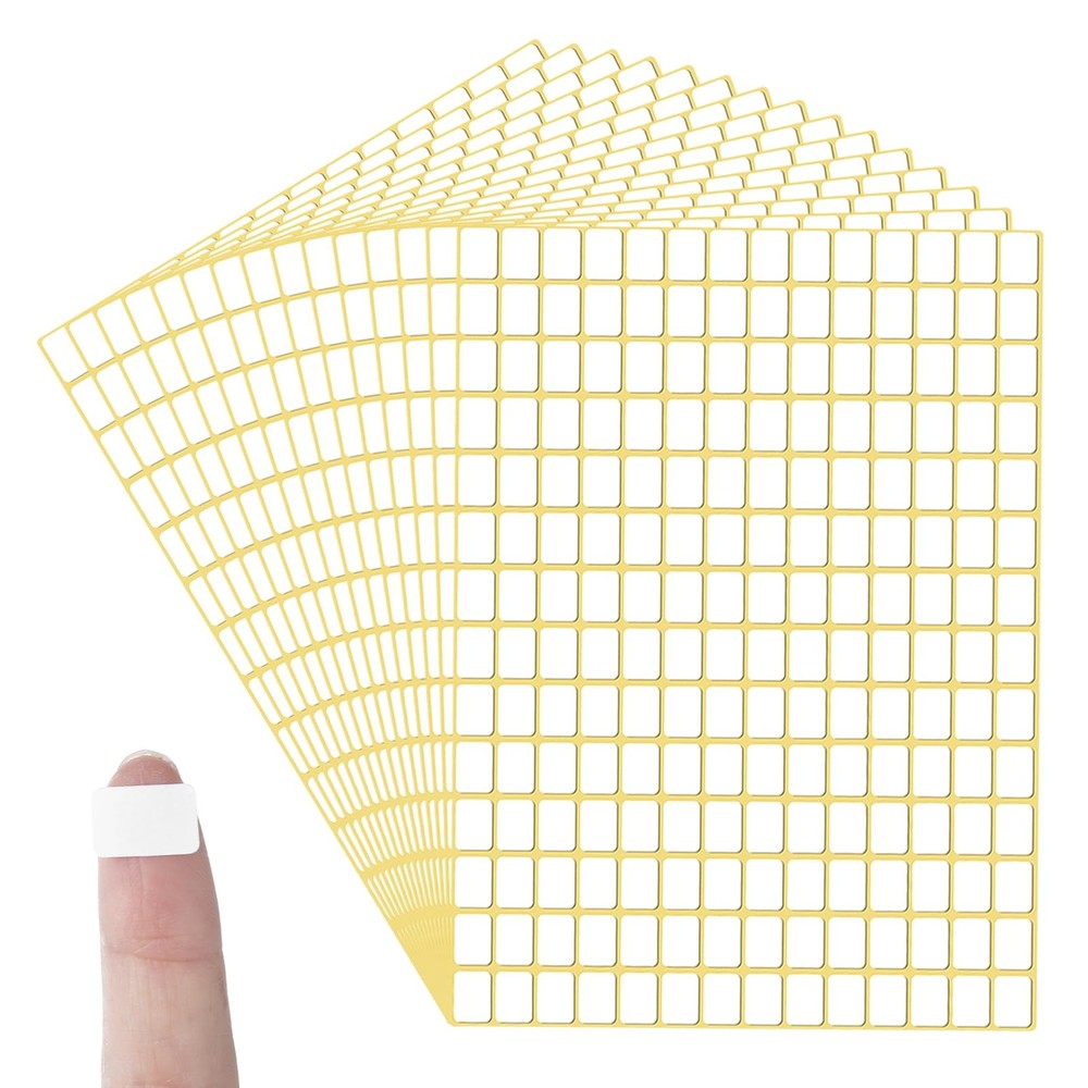 Gjinxi 2940PCS Matte White Labels – Small Blank Labels, Price Stickers, Removabl