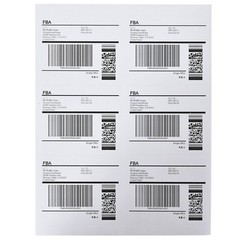 3-1/3″ x 4″ Address Shipping Laser Ink Blank Mailing Labels 6 Labels Per Sheet