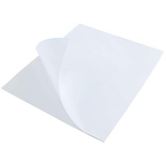 8.5×11 Printable White Sticker Paper Full Sheet Label, Matte, for Laser & Ink…