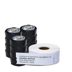 1-1/8 x 3-1/2 inch Removable Address Labels, 12 Roll
