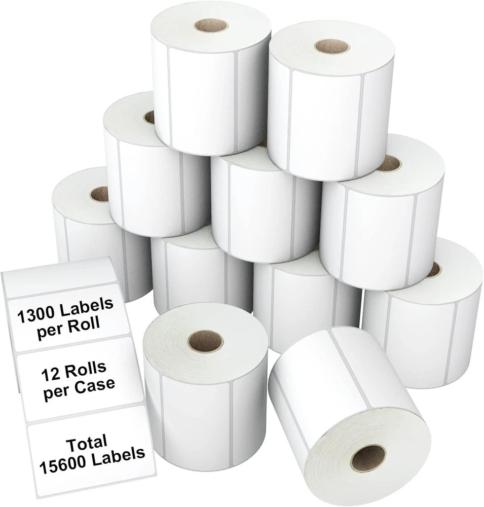 3-Proof 2″X1″ Direct Thermal Barcode Labels Rolls for Zebra LP2824 ZD411 ZD410 Z
