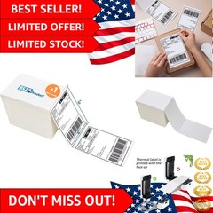 Reliable 4×6 Thermal Labels – 500 Count with Strong Adhesive for Shipping