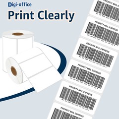 4Roll Replace Zebra 4×2 Barcode Shipping Label 750Labels/Roll Highly Adhesive