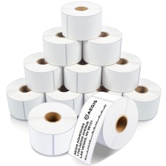 2″ x 4″ Direct Thermal Printer Labels – 4200 Count, 12 Rolls – Barcode, FNSKU, S