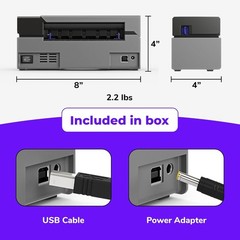 Rollo USB Shipping Label Printer – Commercial Grade 4×6 Thermal Label Printer…