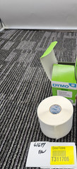 (QTY 4) Dymo 30256 2-5/16″ x 4″ Large White Shipping Labels 300 Labels/Roll