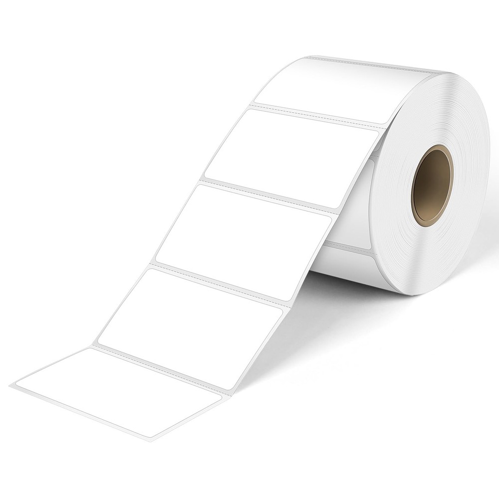 2.25″ x 1.25″ Direct Thermal Labels, Permanent Adhesive Barcode Address Label…