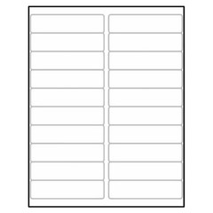 Laser Label Sheet, 4″ x 1″ Laser Finish, Flat Sheet and Pre-Die Cut Labels (Box
