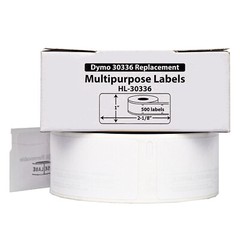DYMO LW 30336-R REMOVABLE Multipurpose Labels (1″ x 2-1/8″) – (50) Rolls of 500