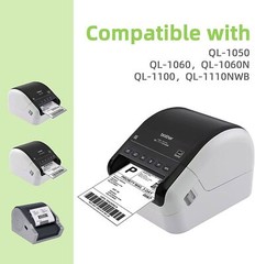 2Rolls 103mmx164mm Paper Shipping 180 Labels Compatible Brother QL-1050 DK-1247