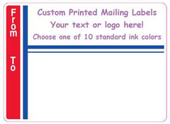 Custom Printed Business Shipping Stickers 2000 Mailing Labels 4″ x 3″ Continuous