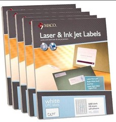 ML5000 UPC Labels 1″ x 1-1/2″ White, 5000 /Box – 5 Boxes (25,000 Labels)