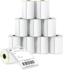 – Compatible DYMO 1744907 (4″ X 6″) Shipping Labels, Perforated, Compatible w…
