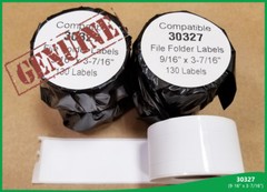 File Folder Labels 50 Rolls 130 labels per roll 30327 Compatible w/Dymo® Printer