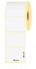 2,250pcs 70x40mm Blank White Thermal Label,Printer Barcoe Label 3Roll x750pcs