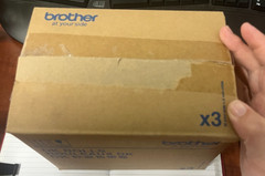 Brother Genuine DK-1201, Standard Address Labels, 400 Labels per Roll, 3 Rolls