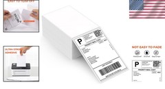 500 Count 4×6 Thermal Shipping Labels – Eco-Friendly, BPA Free, Strong Adhesive