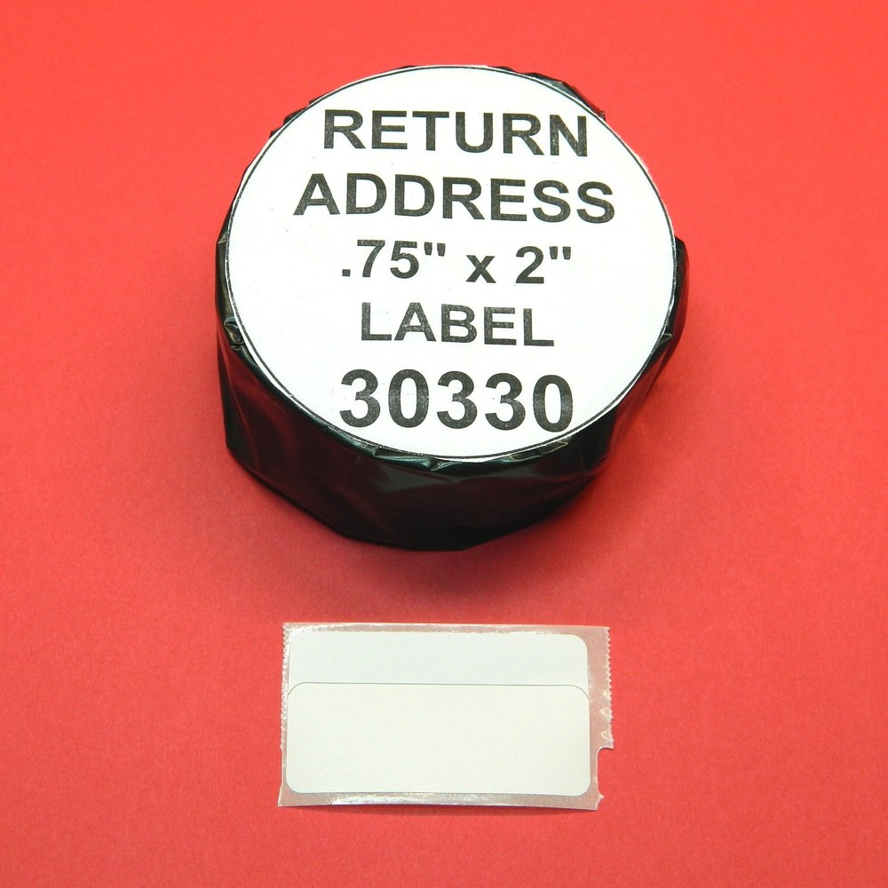 1 Roll Return Address / Barcode Label fit Dymo 30330 – USA Seller & BPA Free
