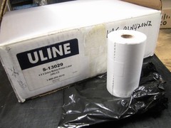 Uline 4″ x 6″ Zebra Mobile Printer Labels 4×6 White (6 Rolls) S-13029 NEW