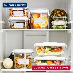 2 Rolls 1000 Pieces Removable Food Labels, 1 x 2 Inch Date Stickers for Freezer,