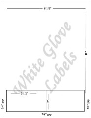 Integrated Label 3 1/2″ x 2″ – Two Labels – Made in USA!