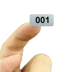 EXTRONTONDA Consecutive Number Inventory Stickers Waterproof 0.39 x 0.78 Inch…