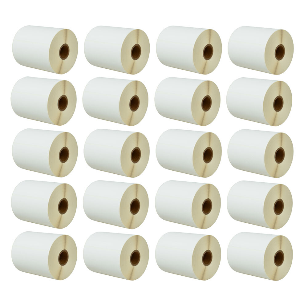 20Rolls 750 Labels 4×2 Direct Thermal for Zebra LP 2824 2844 2442 Eltron ZP450