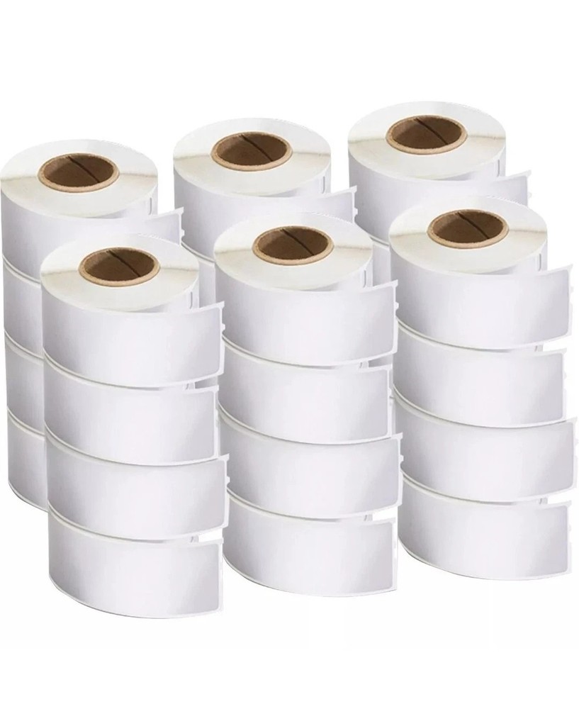 24 rolls (24×350 labels) Genuine DYMO 2050813 White Address Labels 1-1/8″x3-1/2″