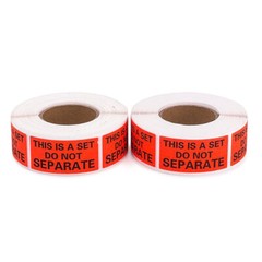 2-10 Rolls Warning Stickers Shipping Mailing Label THIS IS A SET DO NOT SEPARATE