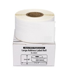 DYMO 30321 Direct Thermal Address Labels (1-4/10″ x 3-1/2″) – (12) Rolls of 260