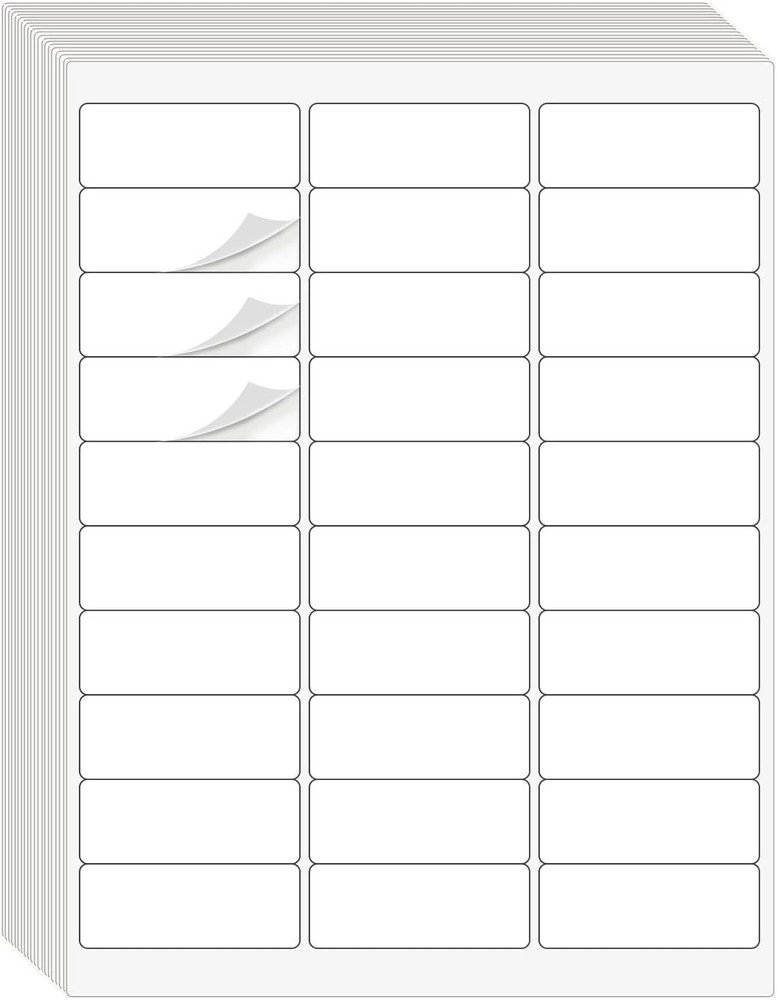 1″ x 2-5/8″ Address Labels 900 Labels Sticker Paper for Laser/Ink Jet Printer ma