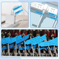 Label Maker Tape 0.5″x4.3″ Cable Label Print Paper for D11/D110/D101 Label Pr…