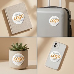 500-10000 Pack Personalised Printed Custom Stickers Labels for Business Private